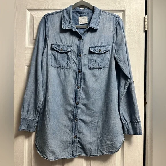 Jade & Ivory Denim Shirt Size M - Picture 1 of 6